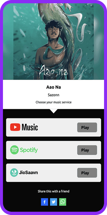Streaming smart links and ad campaigns